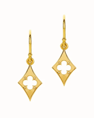 Isolde Drop Earrings - 9ct Yellow Gold