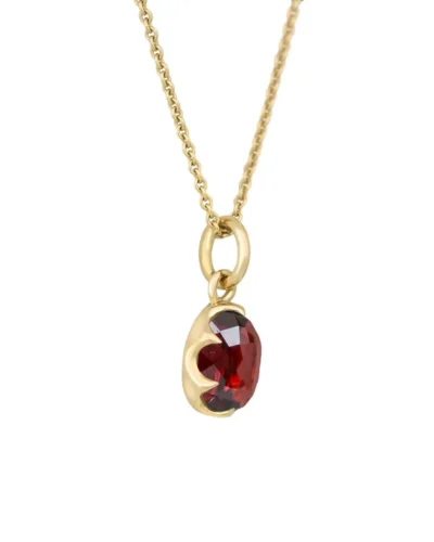 Medieval Claw Pendant - 9ct Yellow Gold, Garnet