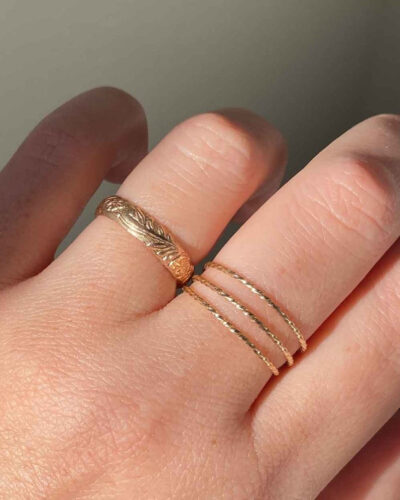 Sea Sparkle Ring - 14K Gold Filled