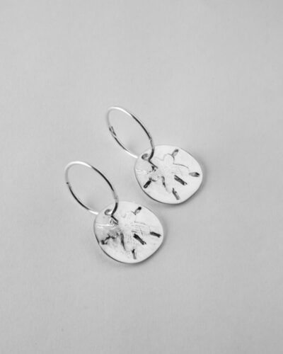 Sand Dollar Earrings - Sterling Silver