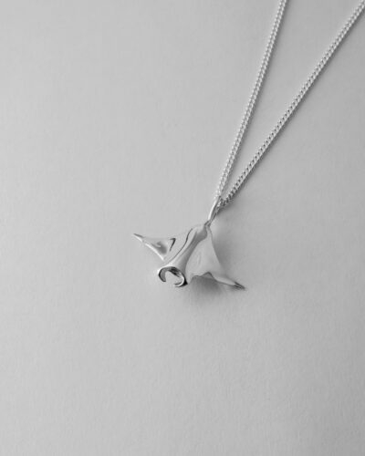 Small Manta Ray - Sterling Silver