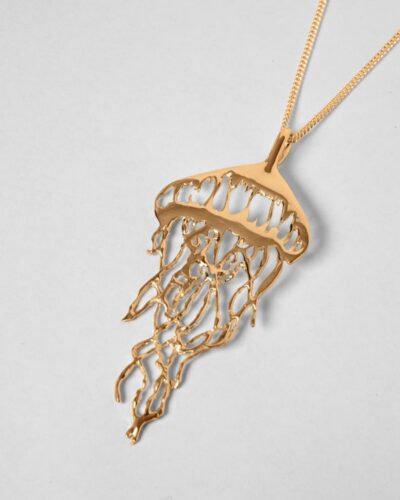 Large Jelly fish - 9ct Yellow Gold
