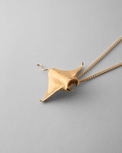 Large Manta Ray - 9ct Yellow Gold