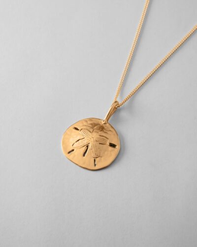 Large Sand Dollar - 9ct Yellow Gold