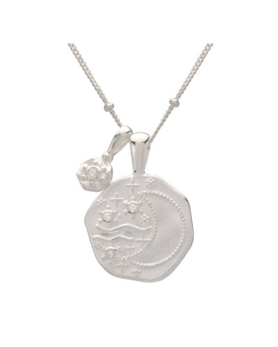 Night Sky Pendant Necklace - Sterling Silver