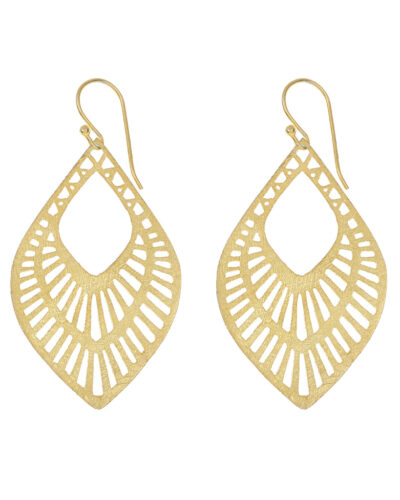 Dangling Bohemian Earrings - Yellow Gold