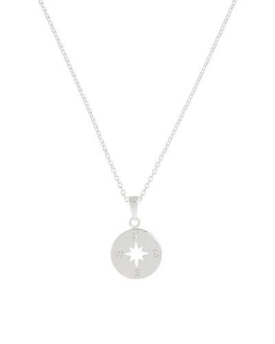 Compass Pendant - Sterling Silver