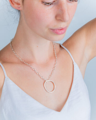 Loopy Silver Necklace - Sterling Silver