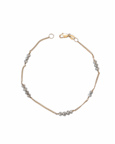 Salt & Pepper Pulse Chain - 9ct Gold