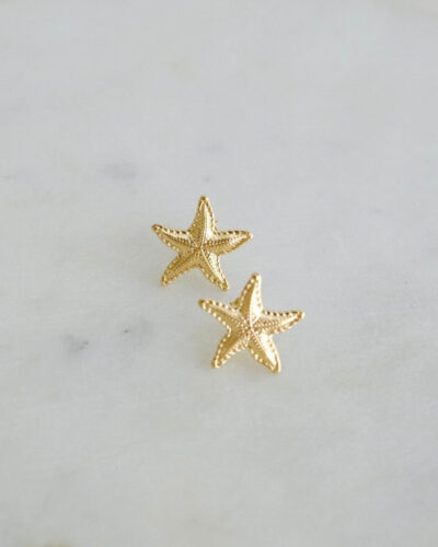 Starfish Earrings - 18K Gold Filled
