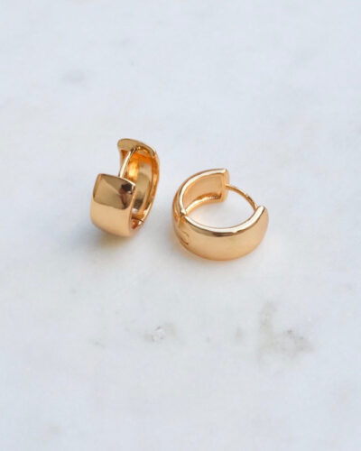 Lucia Hoop Earrings - 18K Gold Filled