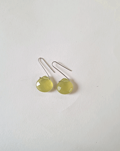 Malayasian Jade Drops - Sterling Silver