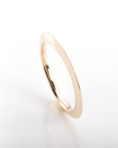Knife Edge Ring - 9ct Gold
