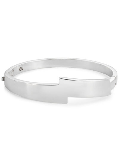 Bolt Bangle - Sterling Silver