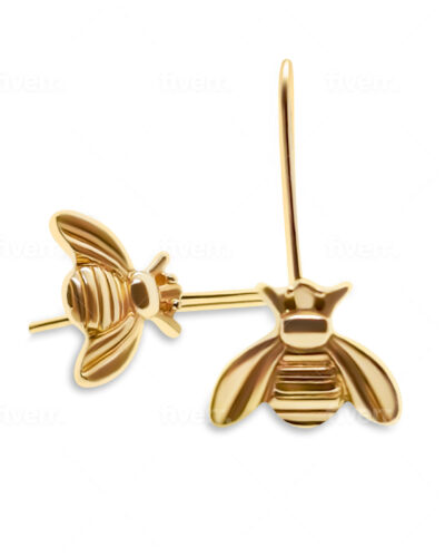 Bee Earrings - 9CT Gold