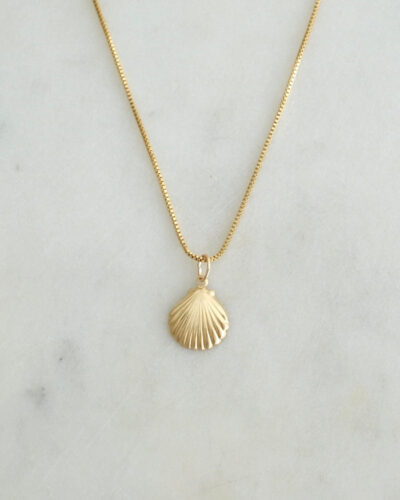 Shell Charm Necklace - 18K Gold Filled