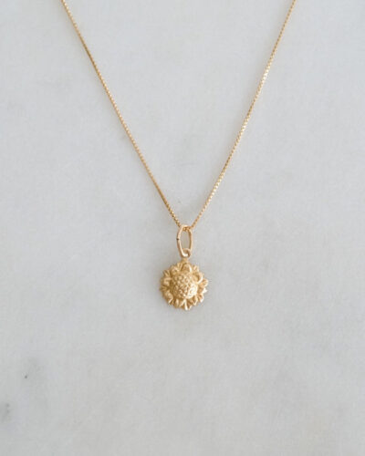 Sunflower Necklace - 14K Gold Filled