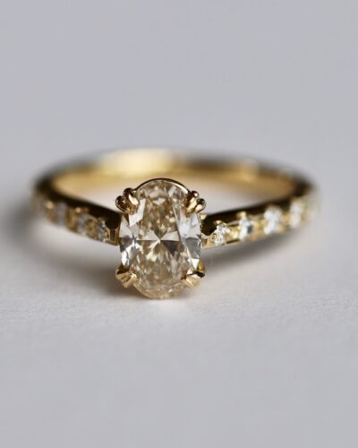 Evie Ring - 18ct Gold, Diamond