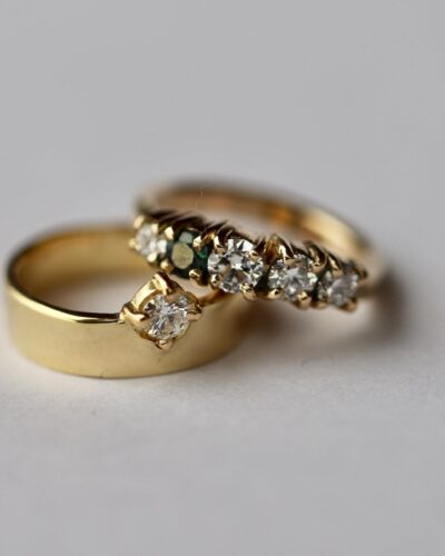 Josephine Ring - 9ct Gold, Diamond