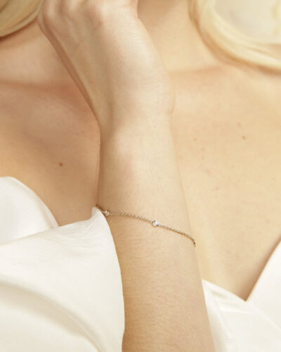Diamond Spectacle Bracelet - 18ct Yellow Gold