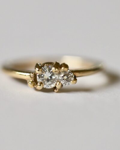 Annie Ring - 9ct Gold, Diamond