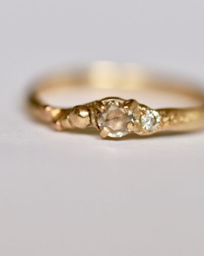 Cece Ring - 9ct Gold, Champagne Diamond