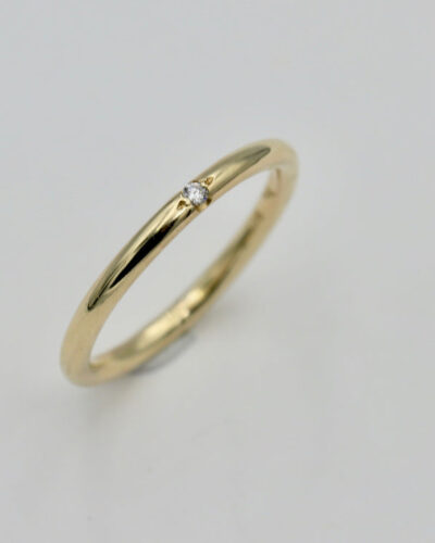 Elle Ring - 9ct Gold, Diamond