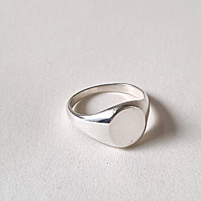 Signet Ring - Sterling Silver (Large)