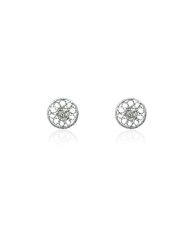 Handmade Little Mia Filigree Studs - Sterling Silver