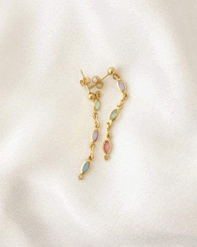 Margaret Gold Stud Earrings - 18K Gold Filled