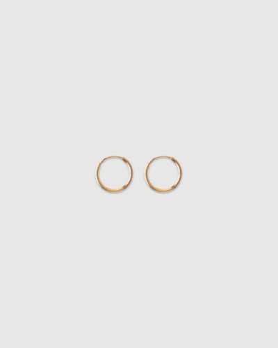 Petite Infinity Hoops (9mm) - 14K Gold Filled
