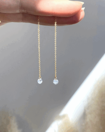 Elegance Threader Earrings - 14K Gold Filled