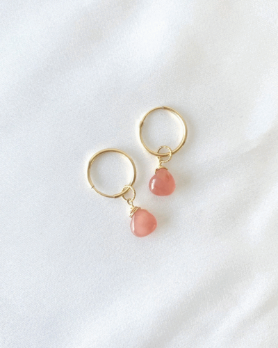 Inca Rose Infinity Hoops - 14K Gold Filled