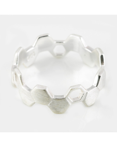 Hive Ring - Sterling Silver