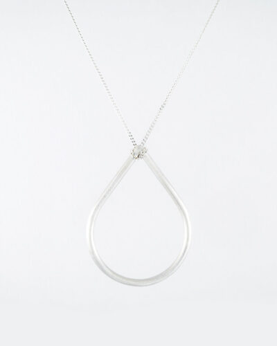 Teardrop Silver Necklace - Sterling Silver