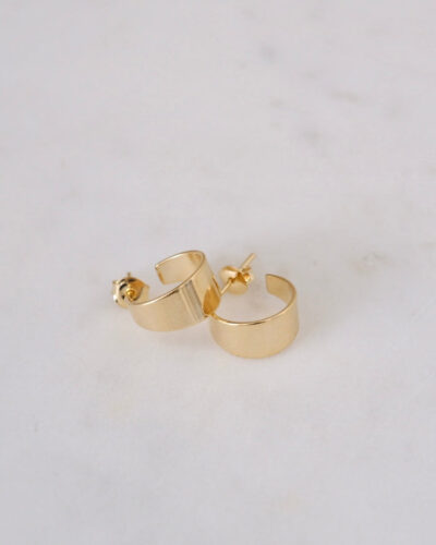 Emika Hoop Earrings - 18K Gold Filled
