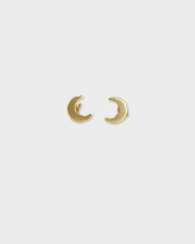 Crescent Stud Earrings - 14K Gold Filled