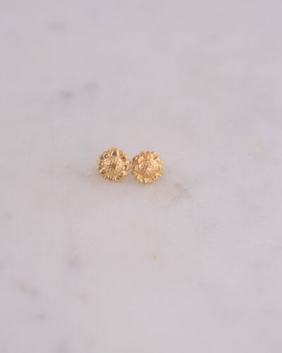 Sunflower Stud Earrings - 14K Gold Filled