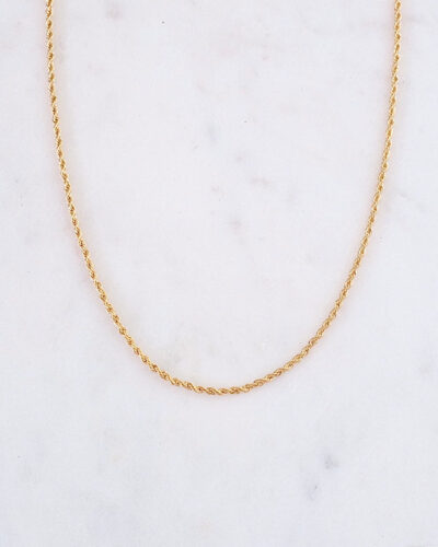 Adela Rope Necklace - 18K Gold Filled
