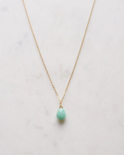 Amazonite Necklace - 14K Gold Filled