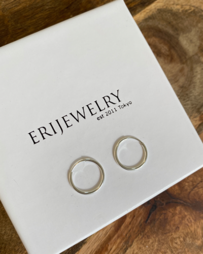 Small Infinity Hoops (14mm) - Sterling Silver