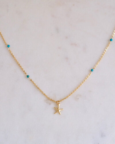 Aloha Turquoise Necklace - 18K Gold Filled