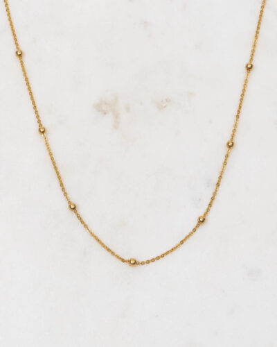 Bobble Chain Necklace (18 inch / 45cm) - 18K Gold Filled