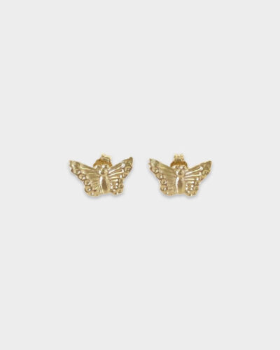 Butterfly Stud Earrings - 14K Gold Filled