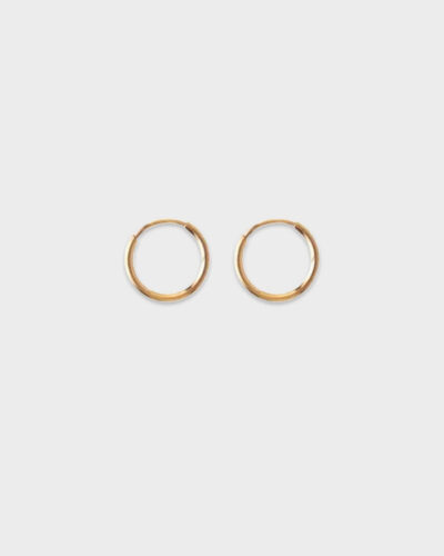Petite Infinity Hoops (12mm) - 14K Gold Filled