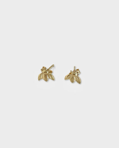 Honey Bee Stud Earrings - 14K Gold Filled