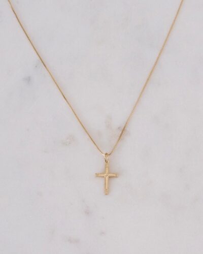 Cross Necklace - 18K Gold Filled