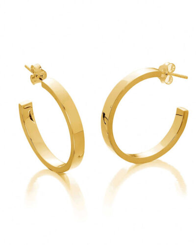 Libby Hoop Earrings - Gold Vermeil