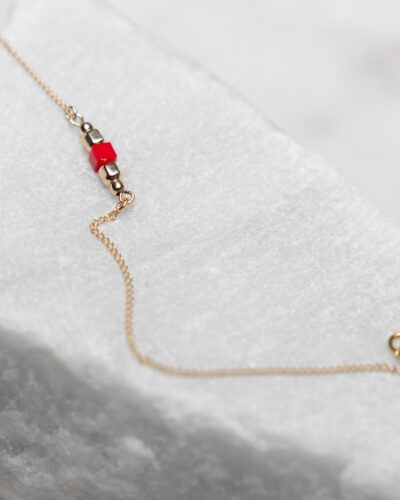 Poppy Cube Bracelet - 14k Gold Filled (Large)