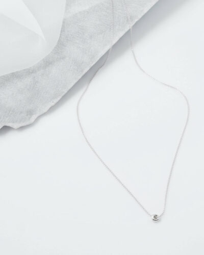 Minimal Rondelle Bead - Sterling Silver (40cm)